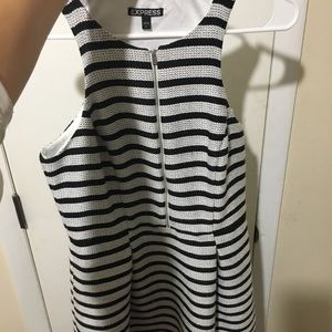 Express Black and White Dress Size 8